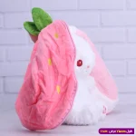 عروسک خرگوش سوپرایزی توت فرنگی کد A6602/30 صورتی