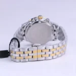 بند ساعت مچی الگانس پرو زنانه فلزی نقره ای طلایی صفحه مشکی L 2360/2