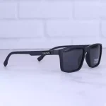 عدسی عینک آفتابی هوگو باس فریم مشکی مات پلاریزه P 3335/1