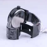 نمای باز قفل ساعت مچی عقربه ای مردانه نیوی فورس فلزی مشکی 8032/5