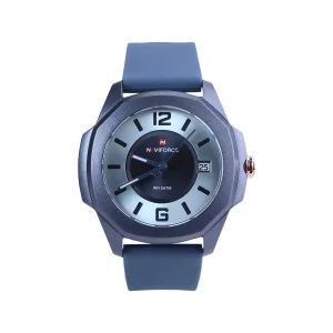 ساعت مچی عقربه ای زنانه نیوی فروس بند رابر سرمه ای L 7107K/2