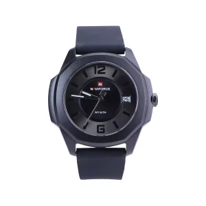 ساعت مچی عقربه ای زنانه نیوی فروس بند رابر مشکی L 7107K/3