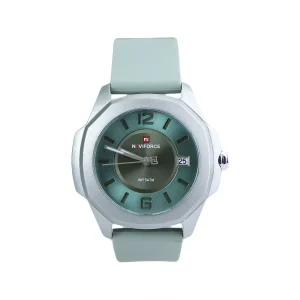 ساعت مچی عقربه ای زنانه نیوی فروس بند رابر سبز L 7107K/4