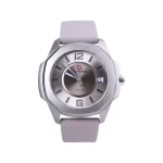 ساعت مچی عقربه ای زنانه نیوی فروس بند رابر طوسی L 7107/6