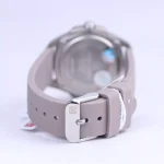 قفل ساعت مچی عقربه ای زنانه نیوی فروس بند رابر طوسی L 7107/6