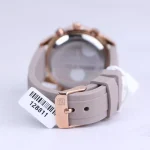 قفل ساعت مچی دو زمانه نیوی فورس زنانه بند رابر بژ NF 5045/2