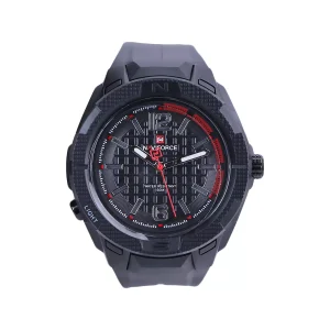 ساعت عقربه ای نیوی فورس مردانه بند رابر تمام مشکی NF 7126/1