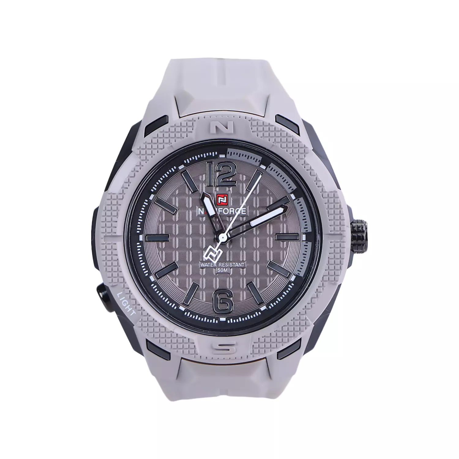 ساعت مچی عقربه ای نیوی فورس مردانه بند رابر خاکستری NF 7126/3 ساعت مچی عقربه ای نیوی فورس مردانه بند رابر خاکستری NF 7126/3