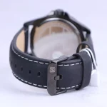 قفل ساعت مچی عقربه ای نیوی فورس مردانه بند جیر مشکی NF 8023/1