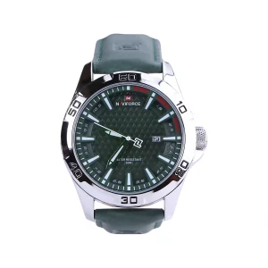 ساعت مچی عقربه ای نیوی فورس مردانه بند جیر سبز NF 8023/5