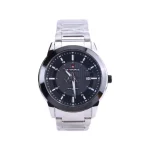 ساعت عقربه ای نیوی فورس مردانه فلزی صفحه مشکی 8029k/1