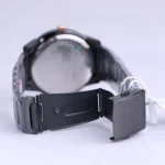 نمای باز قفل ساعت عقربه ای نیوی فورس مردانه فلزی تمام مشکی NF 8029K/3