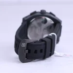 قفل ساعت مچی نیوی فورس مردانه بند رابر مشکی کرنوگراف NF 8063K/1