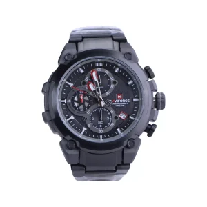 ساعت مچی نیوی فورس مردانه فلزی مشکی کرنوگراف NF 8071K/2