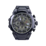 ساعت مچی نیوی فورس مردانه فلزی صفحه سبز کرنوگراف NF 8071K/3