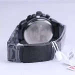 نمای بسته قفل ساعت مچی نیوی فورس مردانه فلزی صفحه سبز کرنوگراف NF 8071K/3