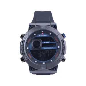ساعت مچی نیوی فورس مردانه بند رابر مشکی دیجیتال NF 9241/1