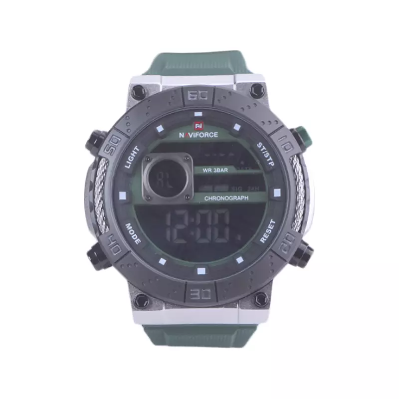 ساعت مچی نیوی فورس مردانه بند رابر سبز دیجیتال 9241/3