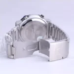 قفل ساعت مچی مردانه نیوی فورس فلزی نقره ای دیجیتال NF 9241/5