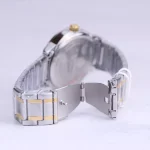 قفل ساعت عقربه ای نیوی فورس مردانه فلزی نقره ای طلایی 9254/2