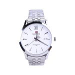 ساعت مچی نیوی فورس مردانه فلزی نقره ای صفحه سفید NF 9255/2