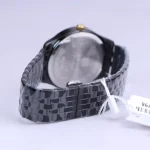 بند ساعت مچی عقربه ای نیوی فورس مردانه فلزی مشکی NF 9255/4