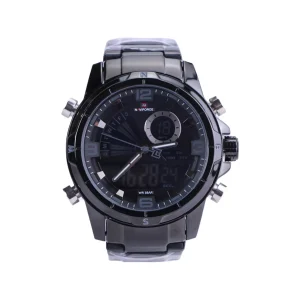 ساعت مچی مردانه نیوی فورس فلزی مشکی دو زمانه NF 9257/2