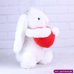 عروسک پولیشی خرگوش سفید ولنتاین