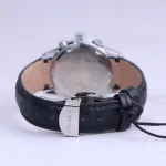 نمای بسته ساعت مچی الگانس زنانه بند چرم مشکی صفحه سبز L 1237/8