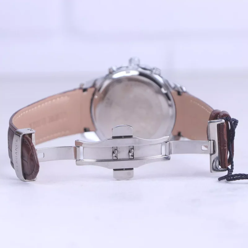 ساعت مچی مردانه الگانس چرم قهوه ای قاب چندضلعی G 1235/2 2 قفل ساعت مچی مردانه الگانس چرم قهوه ای قاب چندضلعی G 1235/2