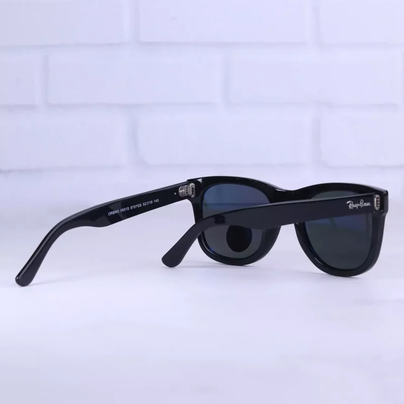 عینک آفتابی ری بن فریم مشکی ویفرر پلاریزه GS6707/2 2 دسته عینک آفتابی ری بن فریم مشکی ویفرر پلاریزه GS6707/2