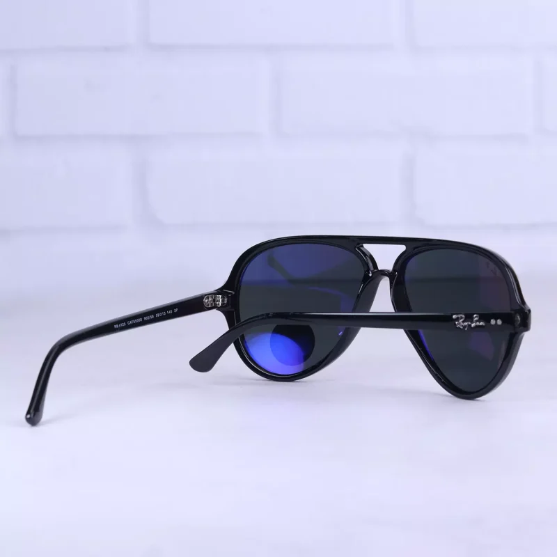 عینک آفتابی ری بن مردانه فریم خلبانی مشکی RB 4125/2 2 دسته عینک آفتابی ری بن مردانه فریم خلبانی مشکی RB 4125/2