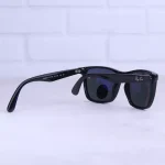 دسته عینک آفتابی ری بن فریم ویفرر مشکی پلاریزه RB 4349/3