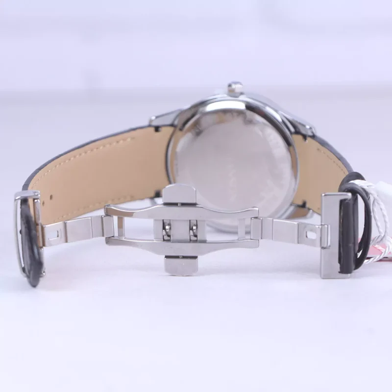 ساعت مچی رومانسون مردانه بند چرم مشکی قاب نقره ای G1534/2 2 نمای باز ساعت مچی رومانسون مردانه بند چرم مشکی قاب نقره ای G1534/2