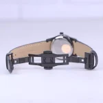 قفل ساعت مچی عقربه ای رومانسون زنانه بند چرم مشکی L1534/1