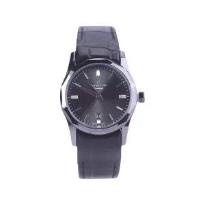 ساعت مچی رومانسون زنانه بند چرم مشکی قاب گان L1534/3
