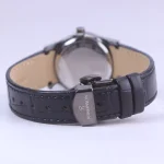 نمای بسته ساعت مچی رومانسون زنانه بند چرم مشکی قاب گان L1534/3