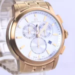 صفحه ساعت مچی آریس گلد مردانه فلزی طلایی کرنوگراف G 2940/1