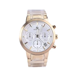 ساعت آریس گلد زنانه فلزی طلایی کرنوگراف G 2974/2