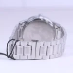 بند ساعت مچی مردانه سیتیزن فلزی نقره ای صفحه مشکی G 107334/25