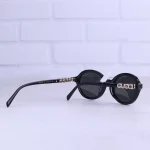 دسته عینک آفتابی گوچی زنانه فریم بیضی مشکی GG 2033/1