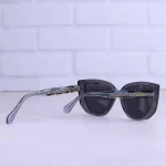 دسته عینک آفتابی پرادا زنانه فریم گربه ای خاکستری RTA 3303/1