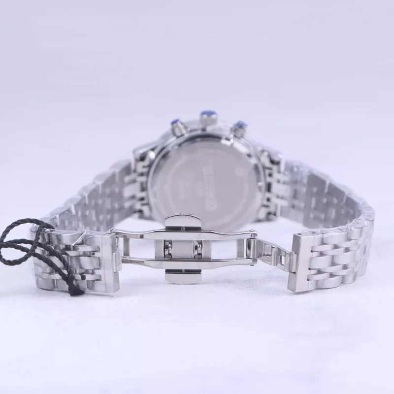 ساعت مچی سیکو زنانه فلزی نقره ای صفحه قهوه ای L 7127/1 2 قفل ساعت مچی سیکو زنانه فلزی نقره ای صفحه قهوه ای L 7127/1