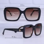 ابعاد عینک آفتابی زنانه تیفانی فریم مربع قهوه ای استیت TF 2335/3