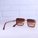عینک آفتابی لویی ویتون مردانه طلایی عدسی قهوه ای 895/1 - Image 4