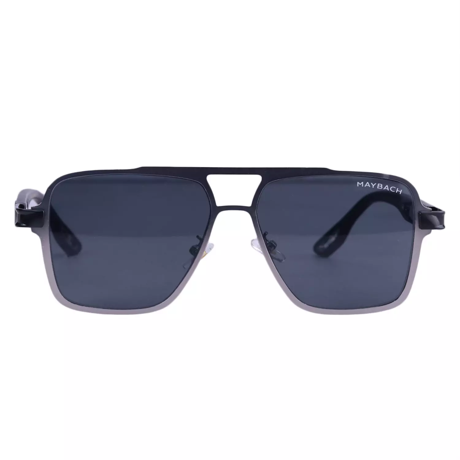 Maybach-Sunglasses-Code-72372.11.webp عینک آفتابی میباخ مردانه نقره ای فریم مربع 72372/1 - Image 1