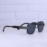 عینک آفتابی میباخ مردانه فریم مربع تمام مشکی 72394/1 - Image 4