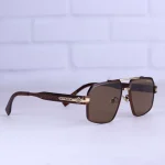 عینک آفتابی میباخ مردانه فریم مربع قهوه ای 72394/5 - Image 4