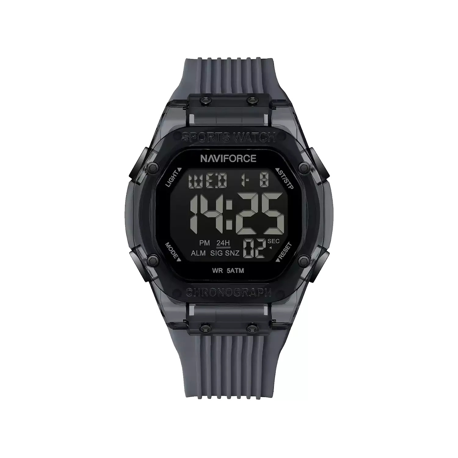 Naviforce-Watch-Code-NF7113-TGY.TGY1_.webp ساعت مچی نیوی فورس بند رابر طوسی دیجیتالی NF7113-TGY.TGY - Image 1