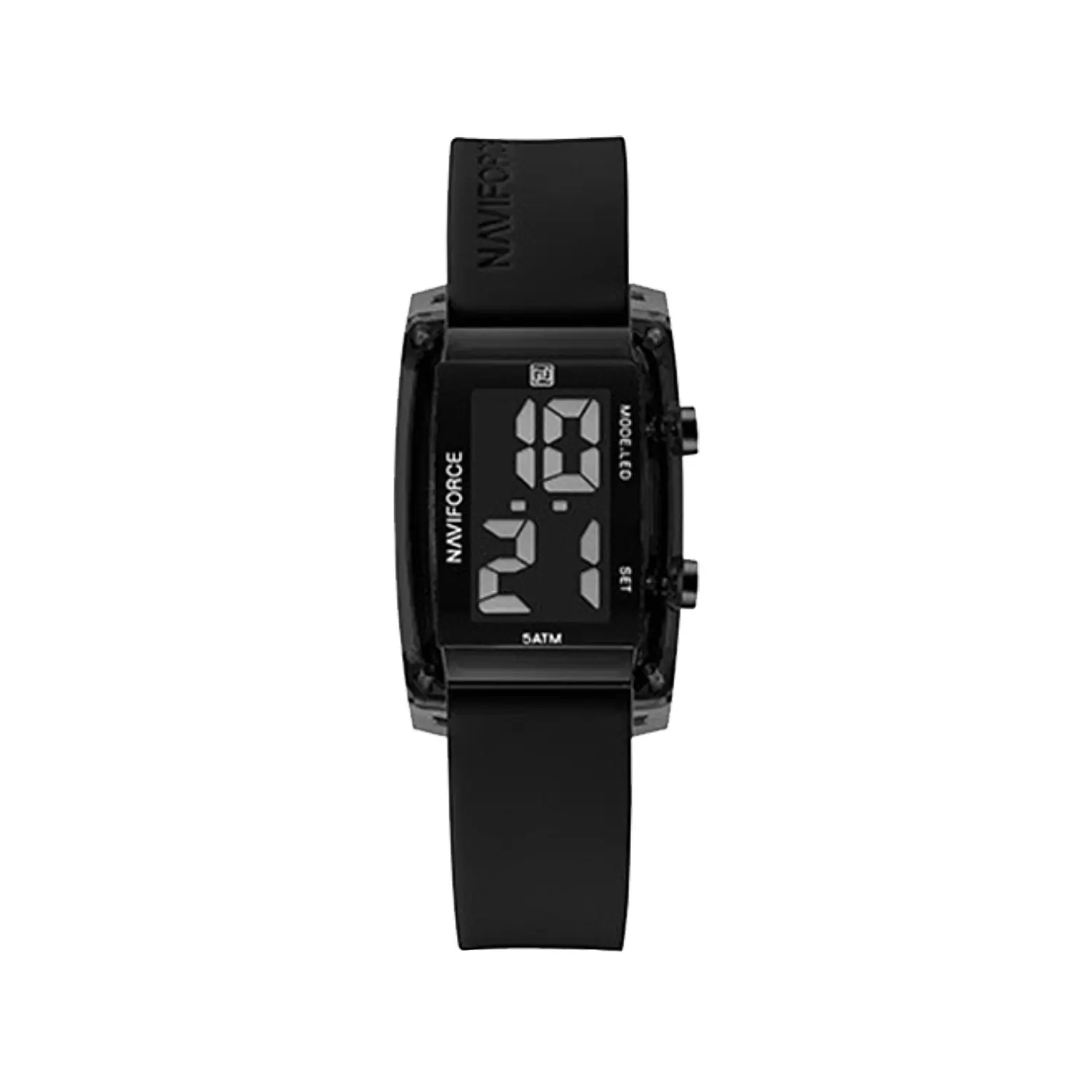 Naviforce-Watch-Code-NF7118-B.B1.webp ساعت مچی زنانه نیوی فورس بند رابر مشکی دیجیتال NF7118-B.B - Image 1
